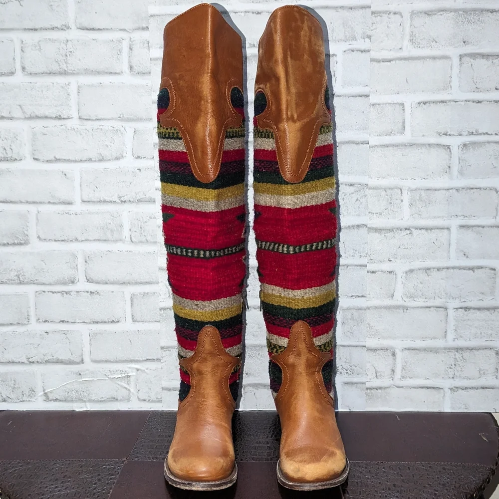 RARE FreeBird Cabal Over the Knee Boots size 8